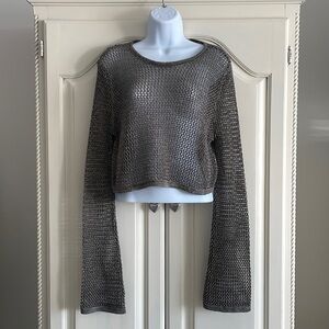 ZARA BRONZE KNIT SWEATER